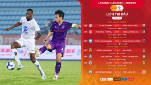 Lịch Trực Tiếp Bóng Đá V-League 25/4: Viettel vs SLNA và TPHCM vs Hà Tĩnh